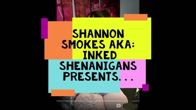 Model - Shannon Smokes smoking