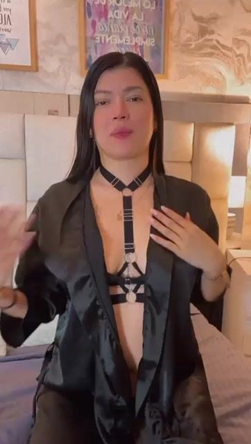 Model - Sofia Coxx dildo