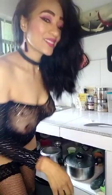 Model - Ameliemar pantyhose